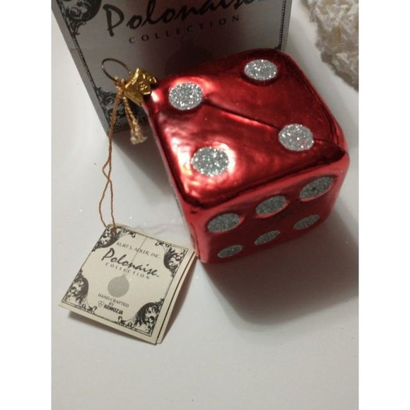 Glass Polonaise Die Christmas Ornament Kurt Adler - Picture 2 of 5